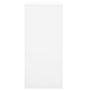 Voir la diapositive 4 : VIDAXL Armoire de bureau avec porte coulissante Blanc 90x40x90cm Acier