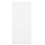 Voir la diapositive 4 : VIDAXL Armoire de bureau avec porte coulissante Blanc 90x40x90cm Acier