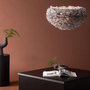 Voir la diapositive 5 : Paris Prix Lampe Suspension en plume  Nicola  60cm Gris