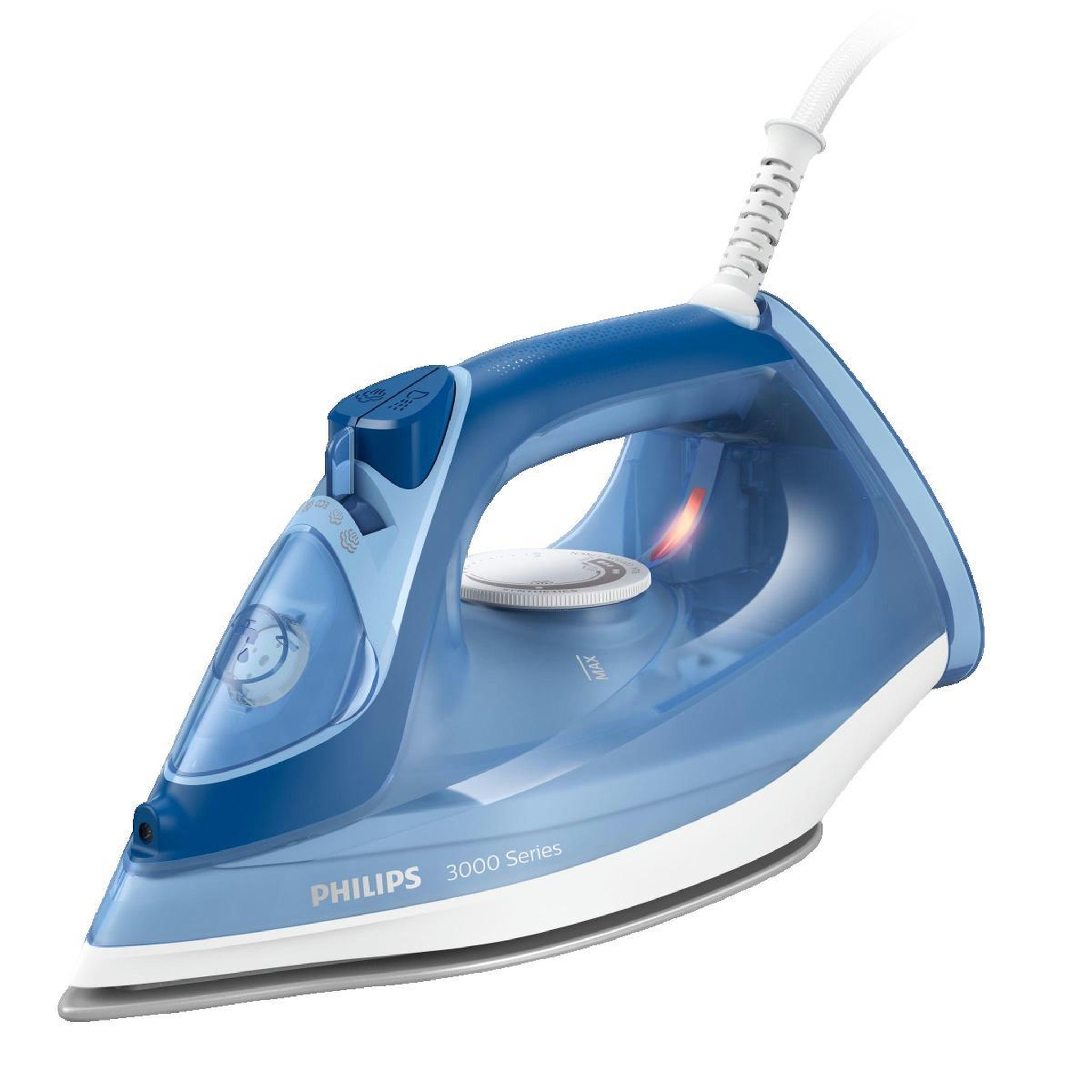 Voir la diapositive 2 : Philips Fer à repasser Philips Series 3000 avec semelle céramique