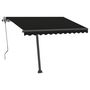 Voir la diapositive 3 : VIDAXL Auvent manuel retractable avec LED 350x250 cm Anthracite