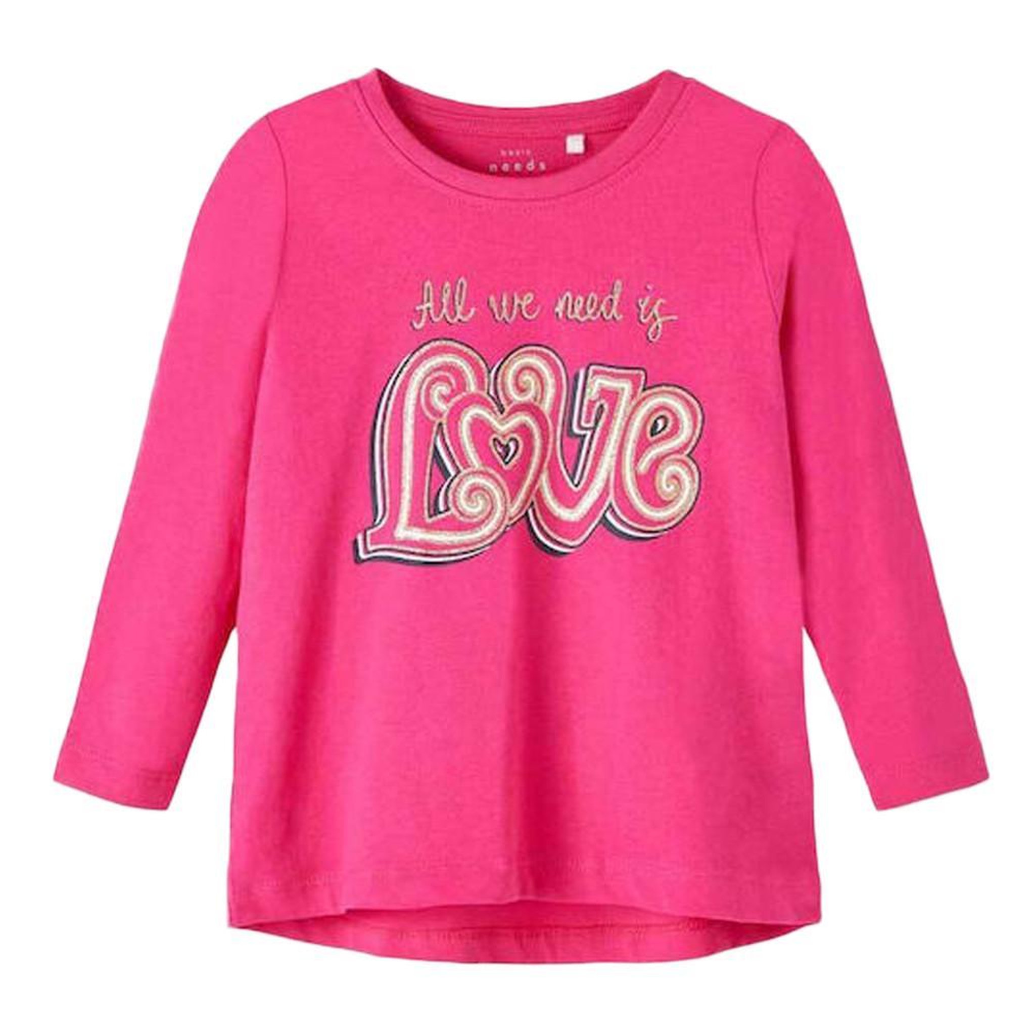 NAME IT T shirt Manches Longues  Fille Name it Cosmic. Coloris disponibles : Rose