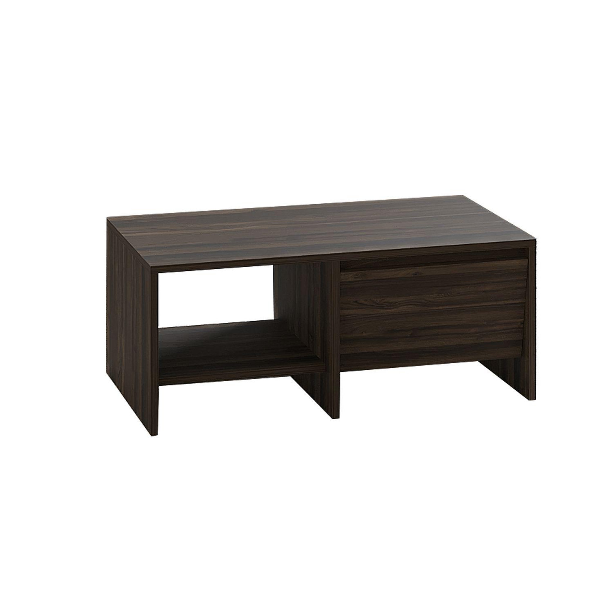 Habitat et Jardin Table basse en bois  laris  - 90 x 45 x 35 cm - marron