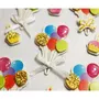  15 Autocollants 3D - Ballons d'anniversaire - Paillettes