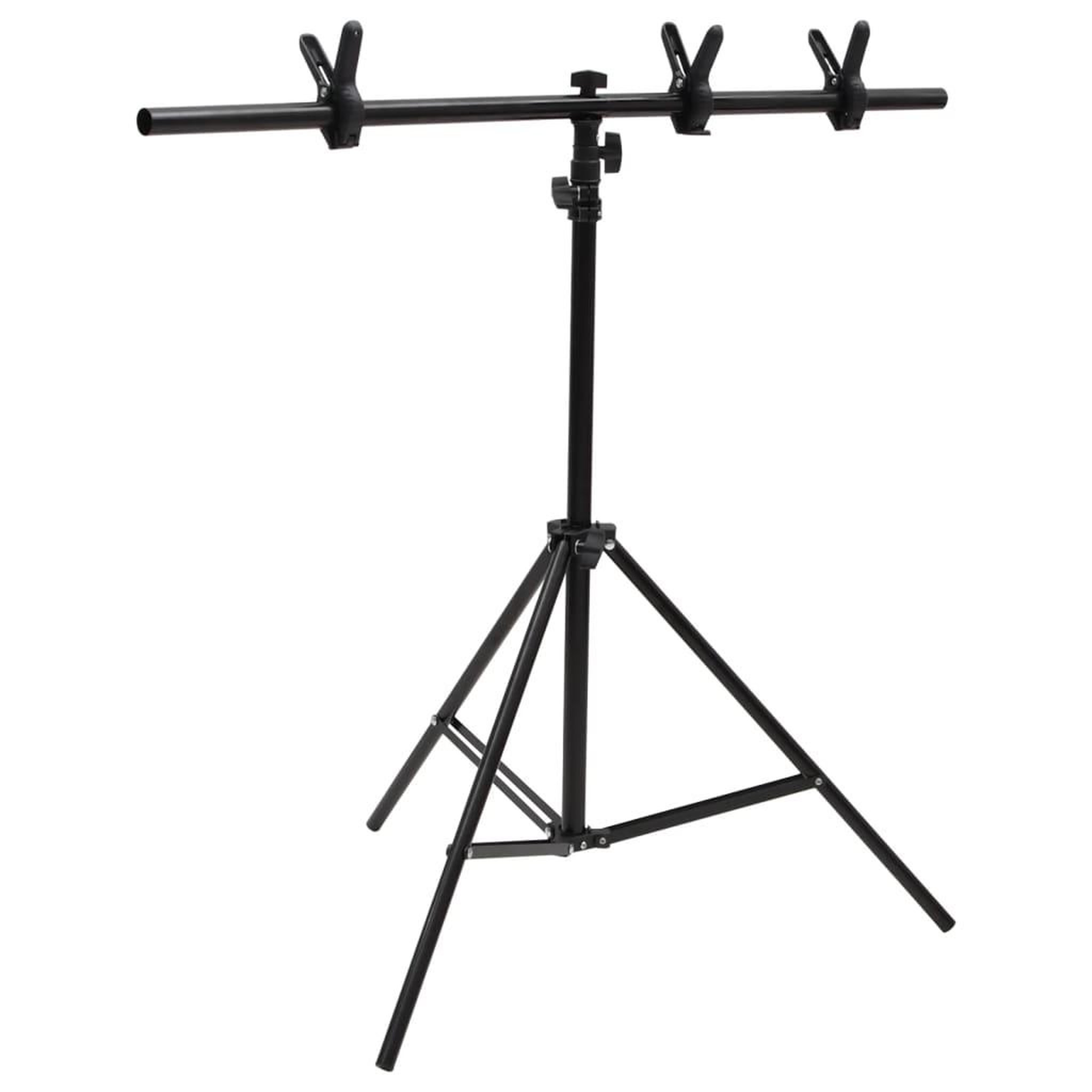 Voir la diapositive 4 : VIDAXL Kit de studio photo avec eclairage et ecran de fond
