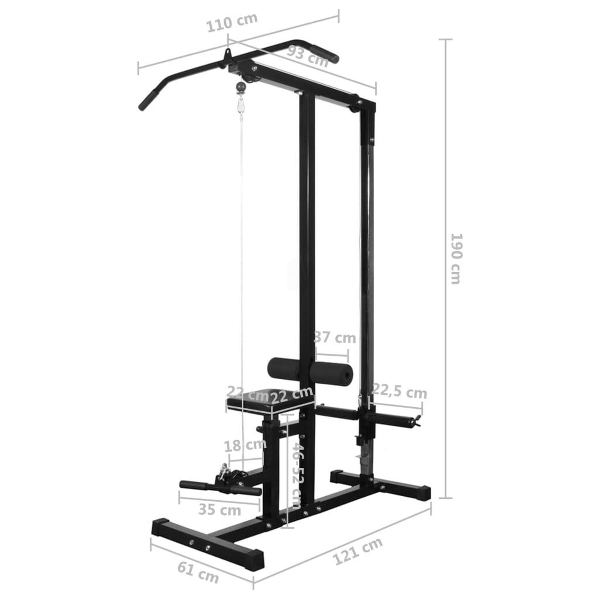 Voir la diapositive 6 : VIDAXL Tour de musculation avec jeu d'halteres et poids 30,5 kg
