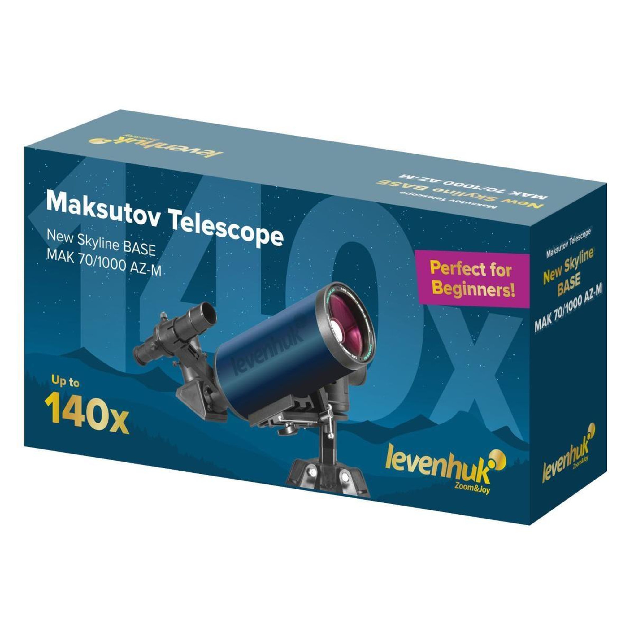 Voir la diapositive 2 : LEVENHUK Télescope  new skyline base     70/1000 az-m