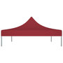 Voir la diapositive 4 : VIDAXL Toit de tente de reception 4,5x3 m Bordeaux 270 g/m^2
