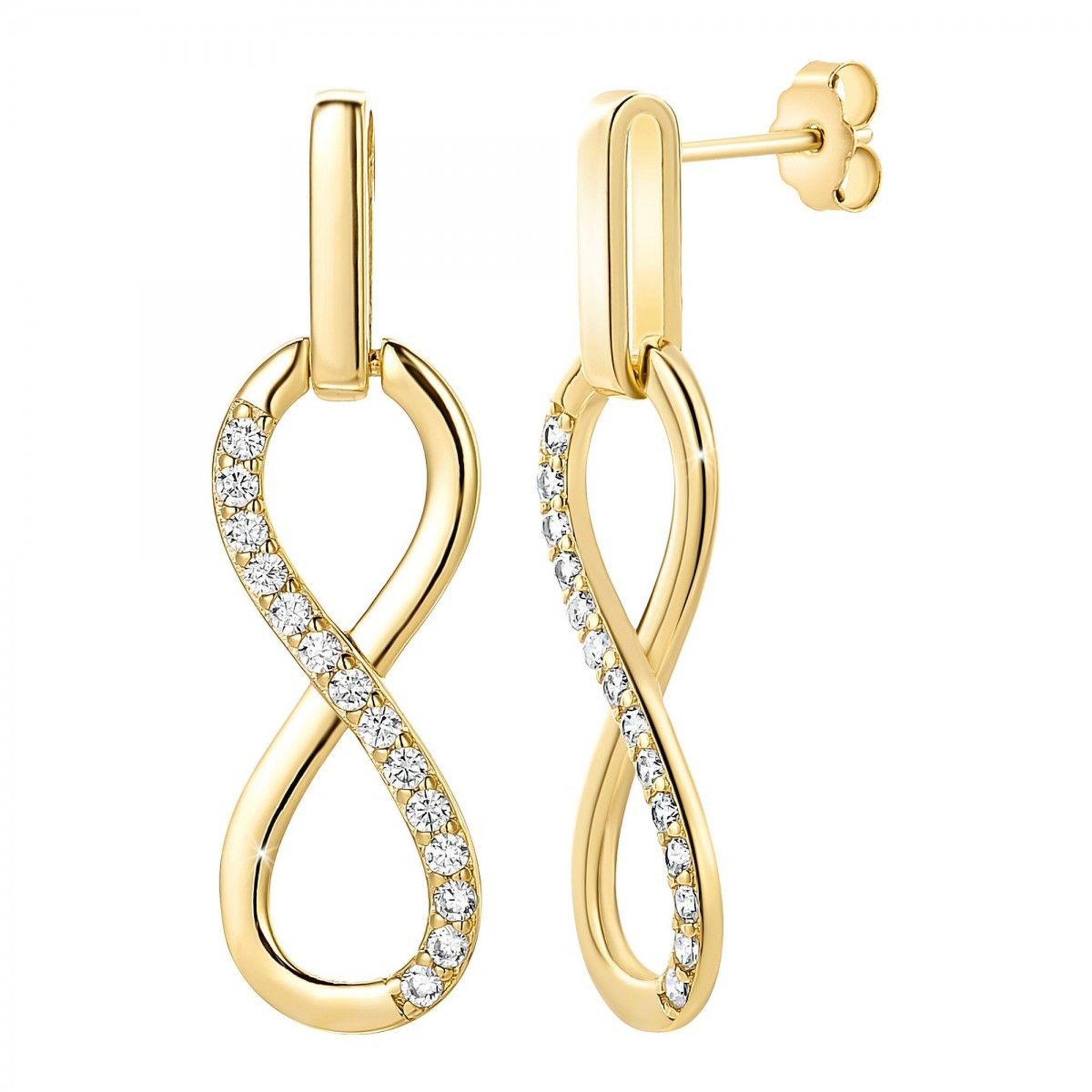 Voir la diapositive 1 : SC BOHEME Boucles d'oreilles infini par SC Bohème