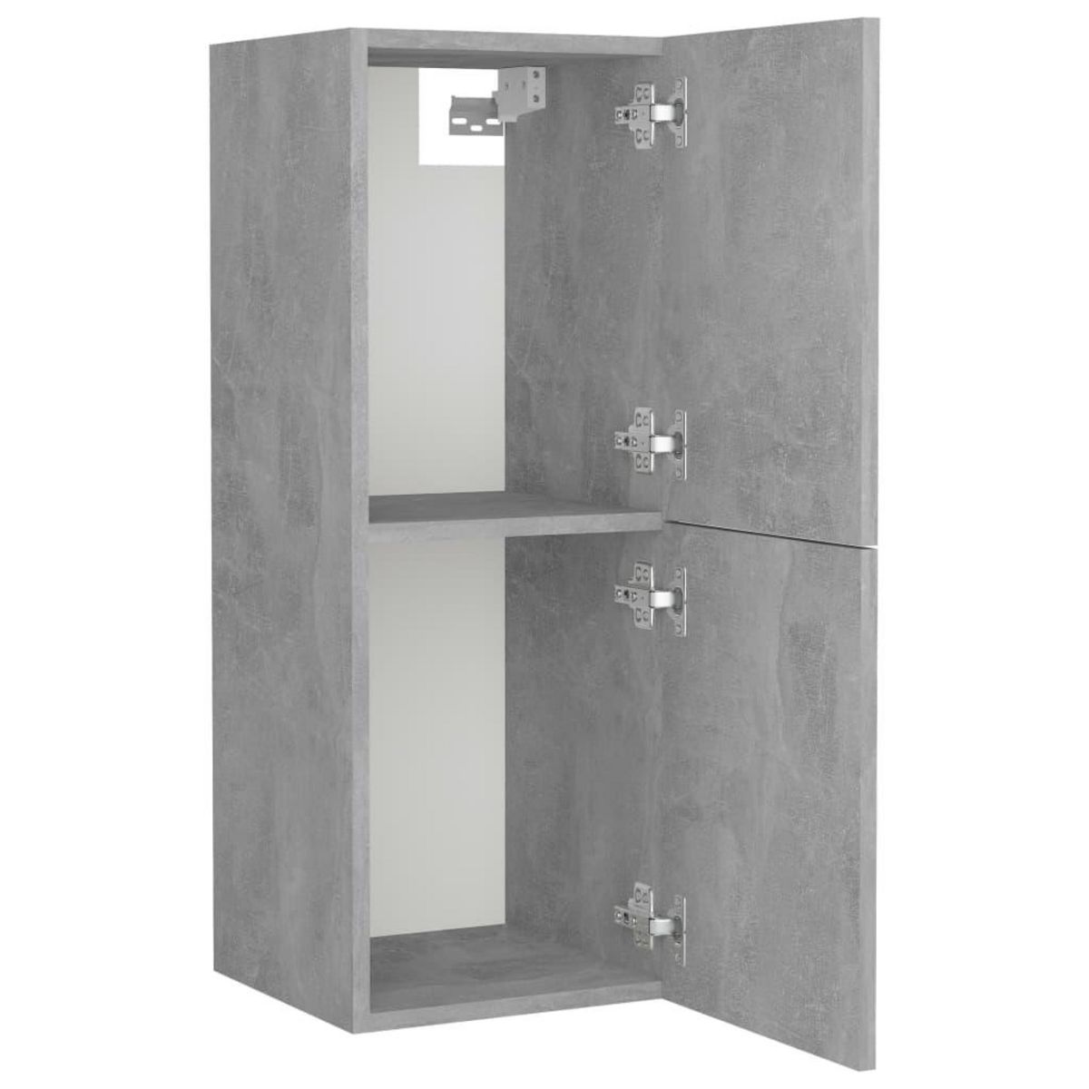 VIDAXL Armoire de salle de bain Gris beton 30x30x80 cm Bois ingenierie