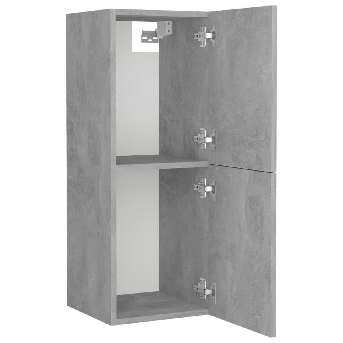 VIDAXL Armoire de salle de bain Gris beton 30x30x80 cm Bois ingenierie