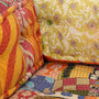 Voir la diapositive 5 : VIDAXL Pouf Patchwork Tissu