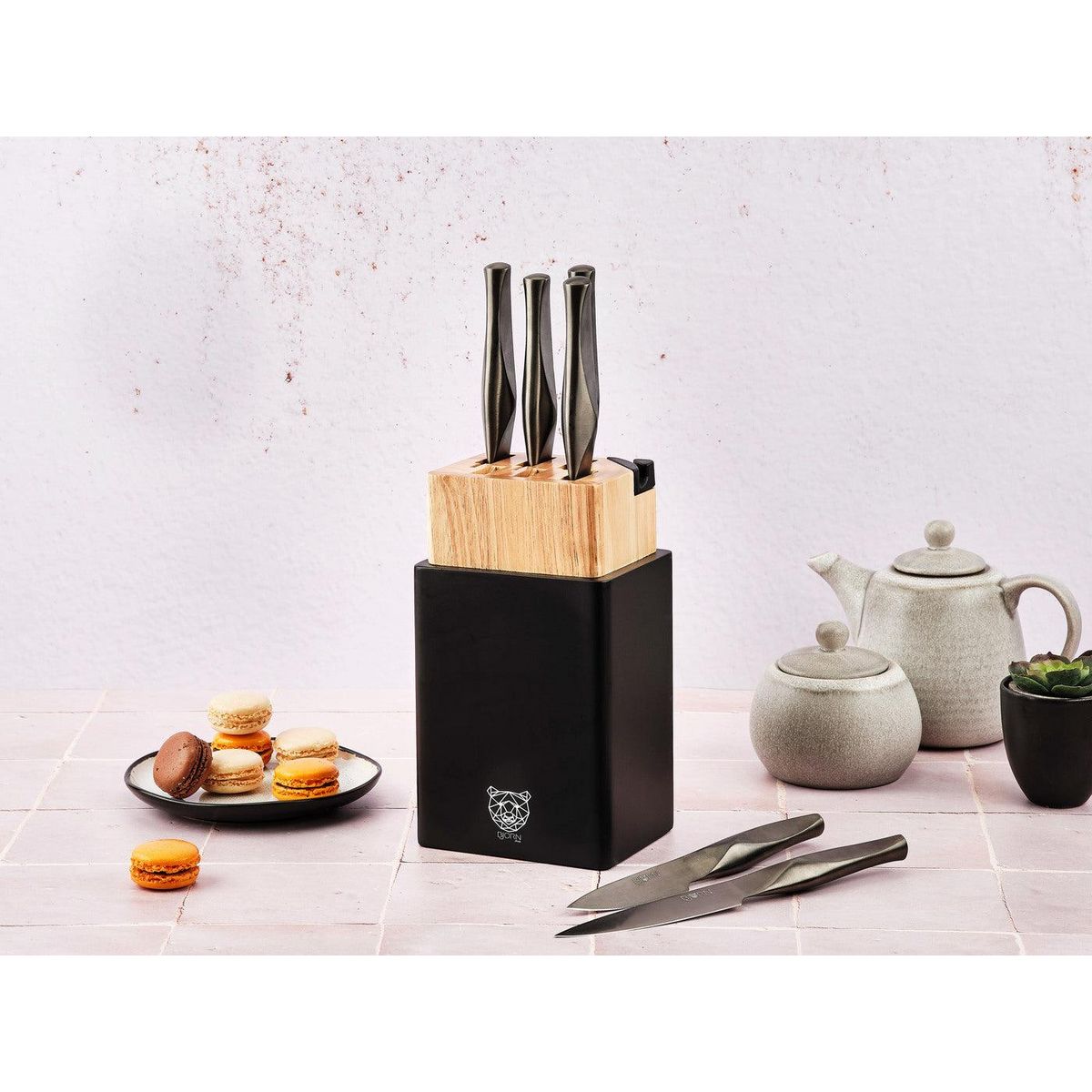 BJORN Bloc couteaux de cuisine LARUS PORVOO - 8 pièces