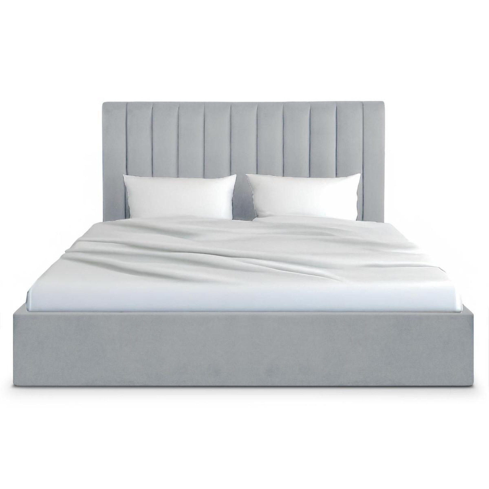 Voir la diapositive 2 : Paris Prix Pack lit coffre & matelas  dream & goodream  180x200cm argent