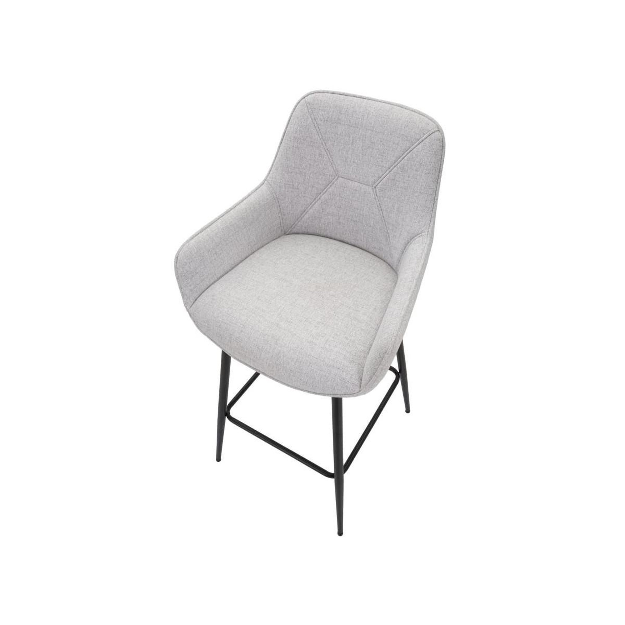 Voir la diapositive 5 : Paris Prix Lot de 2 fauteuils de bar  vicenza  109cm gris