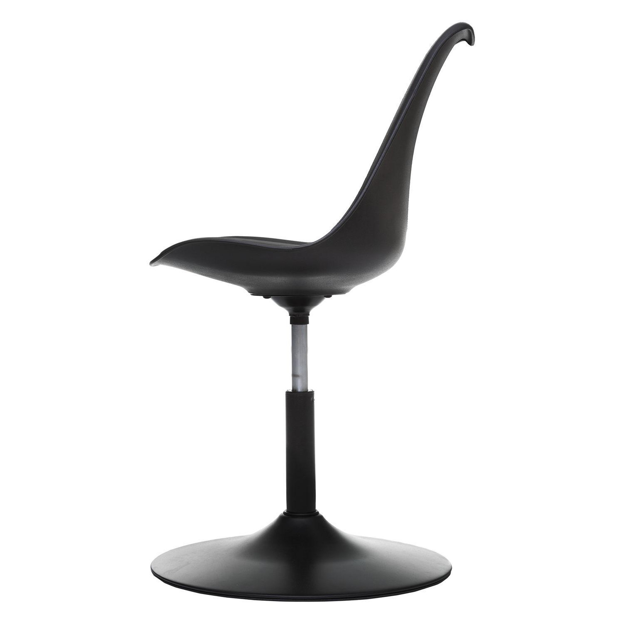 Voir la diapositive 3 : TOILINUX Lot de 2 chaises ajustables en hauteur en polypropylène avec coussin