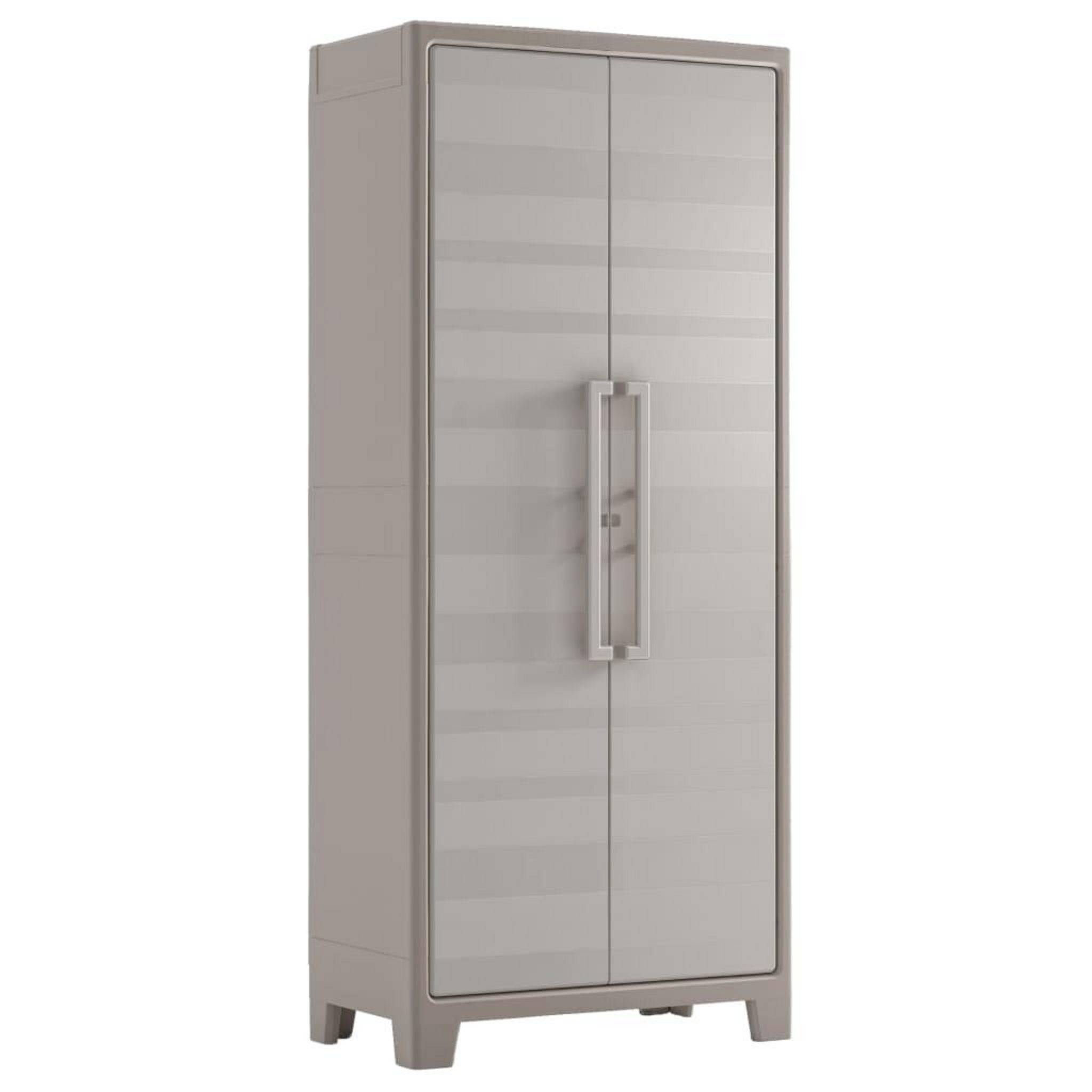 Keter Keter Armoire de rangement polyvalente Gulliver Beige et marron