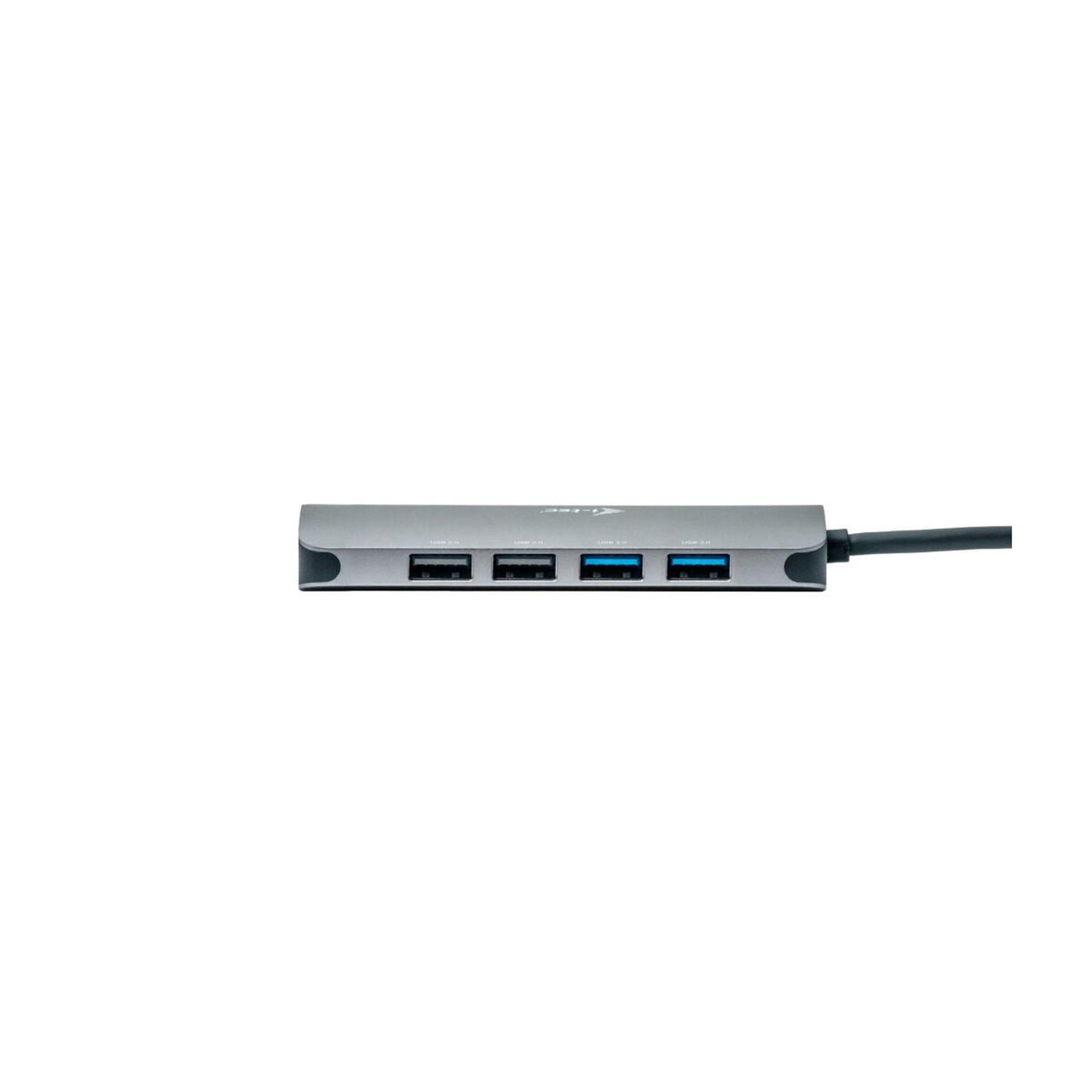 Voir la diapositive 3 : I-TEC I-tec metal usb-c nano 2x display docking station with pd 100 w + charger 100w