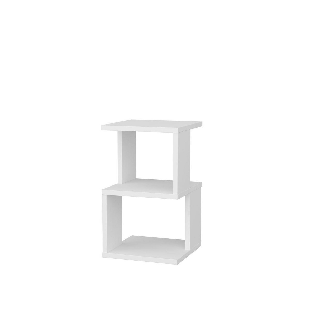 TOILINUX Bout de canapé en bois NOLAN - Blanc