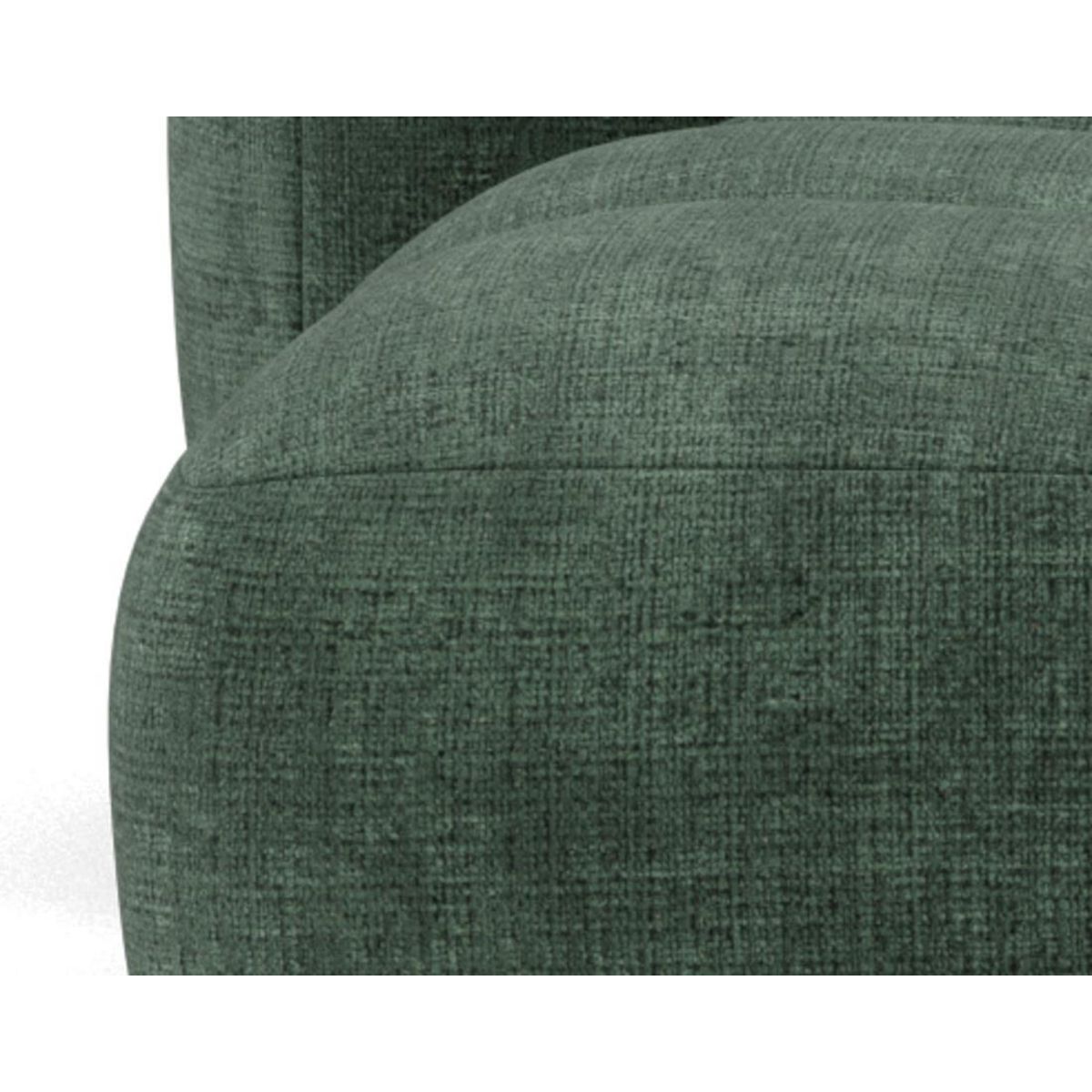 LISA DESIGN Grace - canapé modulable d'angle réversible 4 places en velours texturé