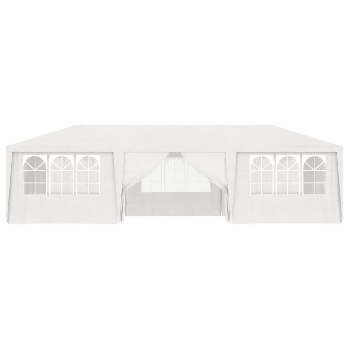 VIDAXL Tente de reception avec parois laterales 4x9 m Blanc 90 g/m^2
