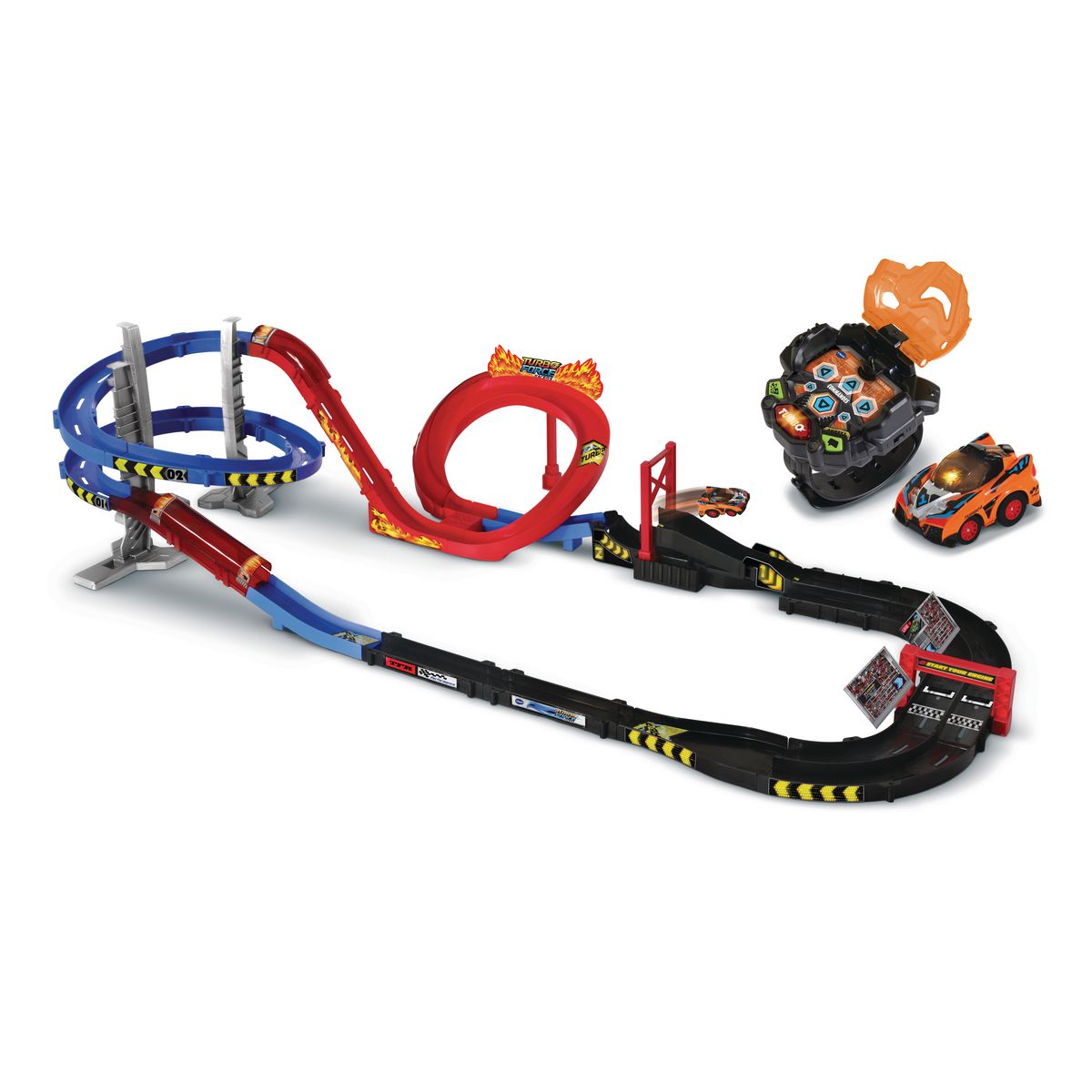 VTECH Mega circuit super looping + 1 voiture télécommandée + 1 montre - Turbo Force
