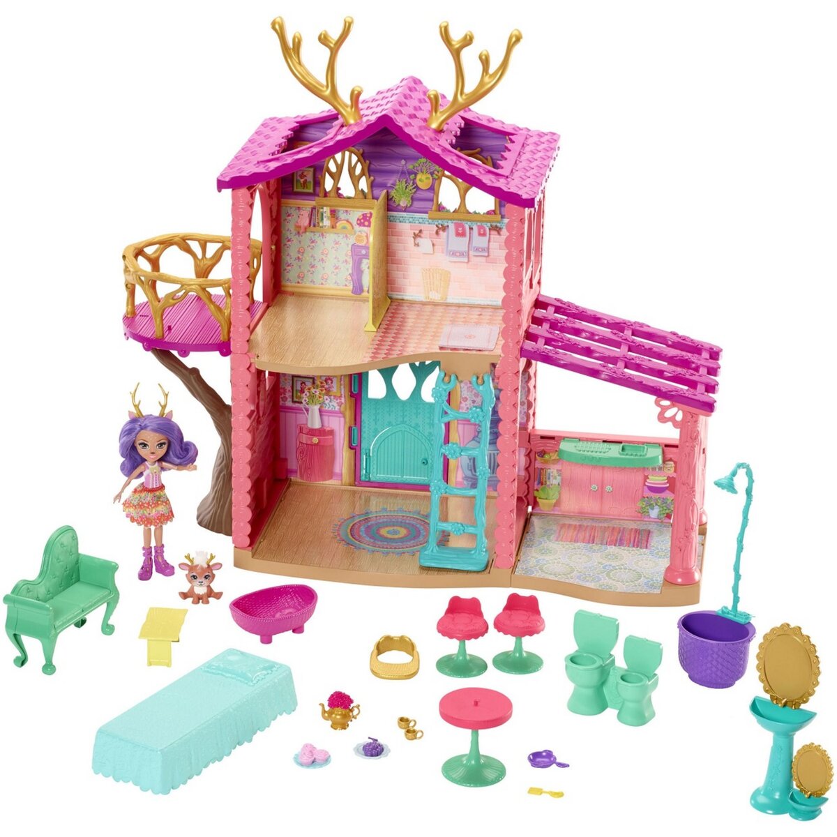 MATTEL La Maison Enchantimals pas cher 