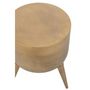 Voir la diapositive 2 : Paris Prix Tabouret Design  Fone  41cm Or