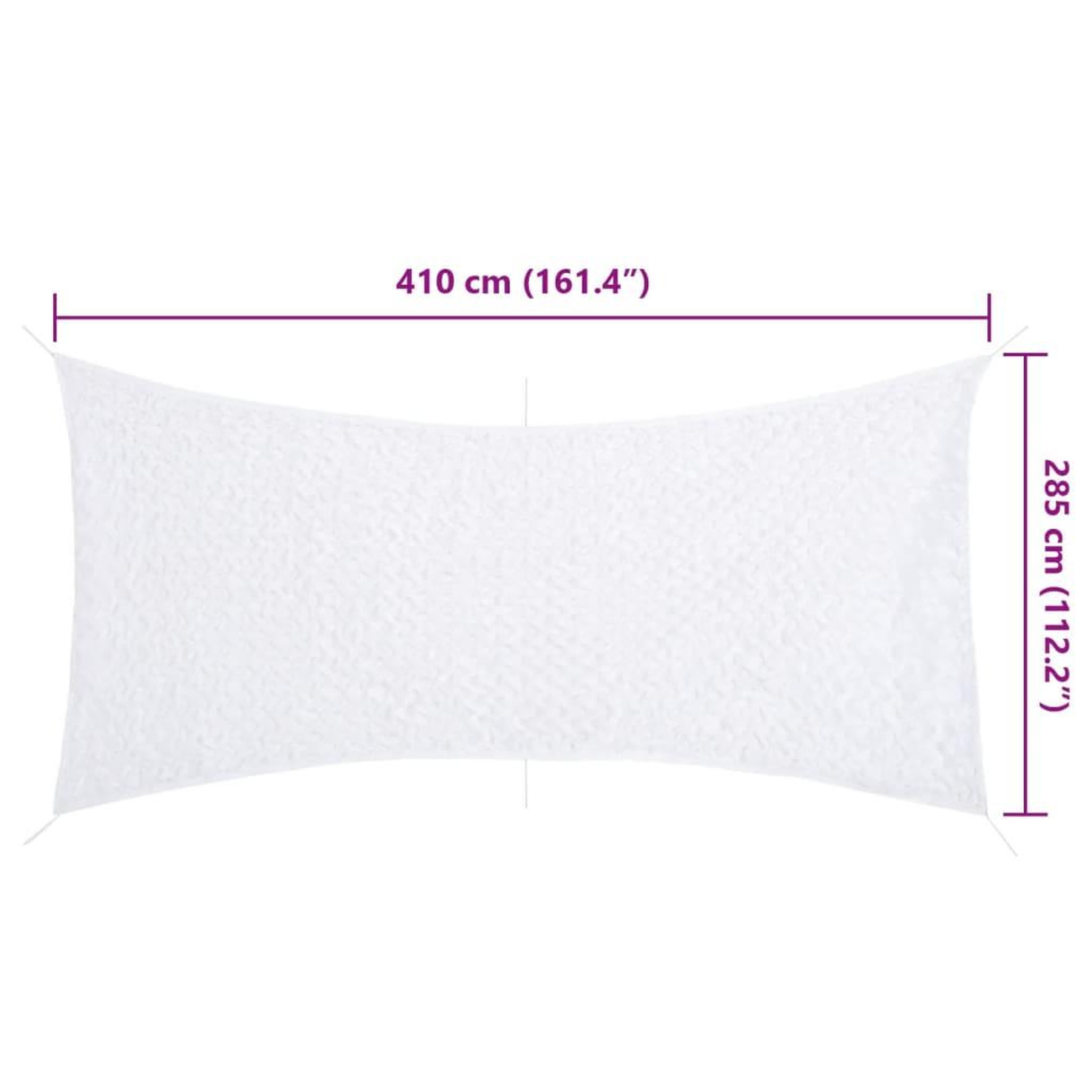 Voir la diapositive 6 : VIDAXL Filet de camouflage avec sac de rangement 410x285 cm blanc