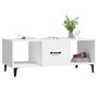 Voir la diapositive 4 : VIDAXL Table basse Blanc 102x50x40 cm Bois d'ingenierie