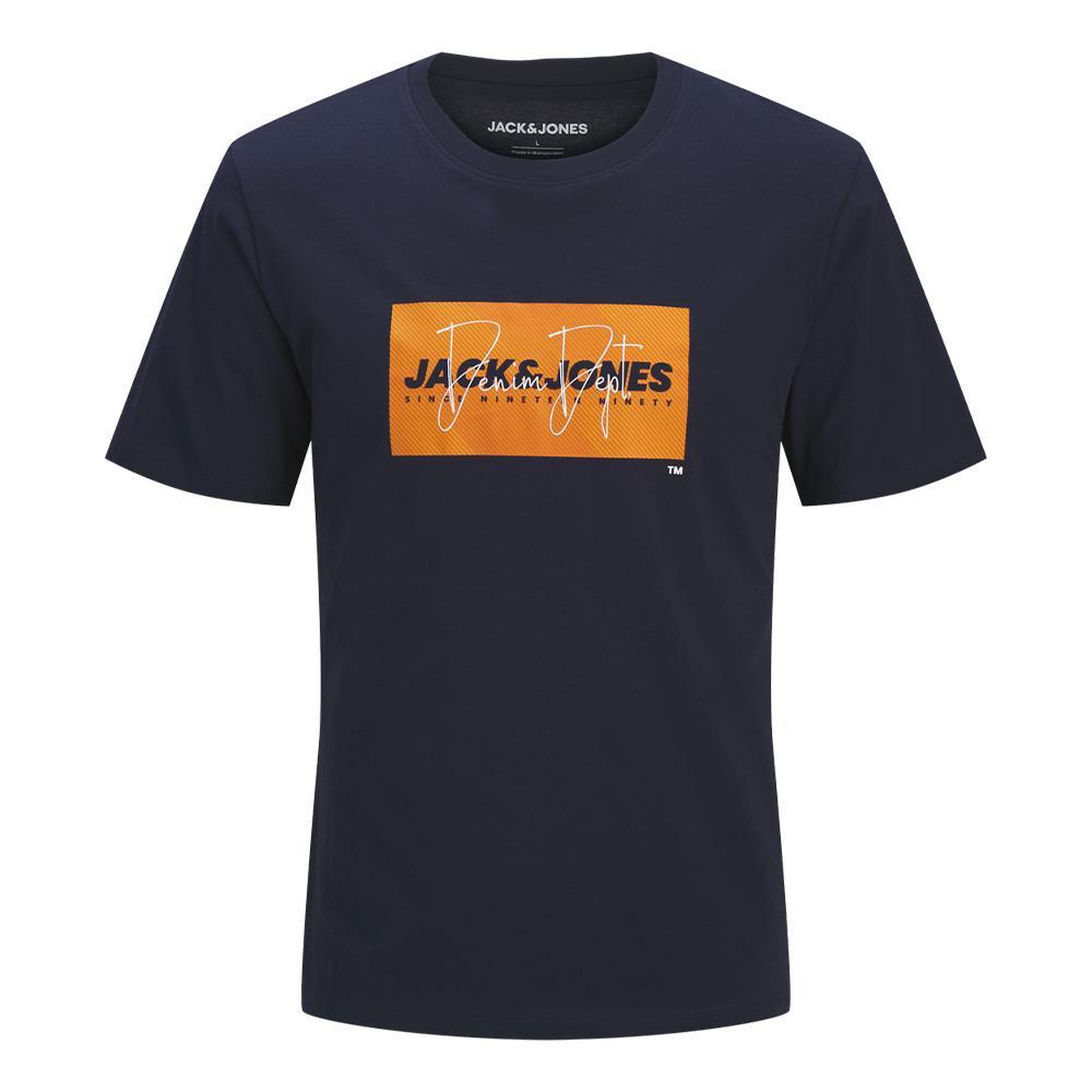 Jack & Jones T-Shirt Marine/Orange Garçon Jack & Jones Cole. Coloris disponibles : Bleu