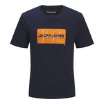 Jack & Jones T-Shirt Marine/Orange Garçon Jack & Jones Cole. Coloris disponibles : Bleu