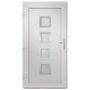 Voir la diapositive 5 : VIDAXL Porte d'entree Blanc 108x208 cm PVC