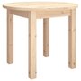 Voir la diapositive 2 : VIDAXL Table basse Ø 55x45 cm Bois massif de pin