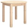 Voir la diapositive 2 : VIDAXL Table basse Ø 55x45 cm Bois massif de pin