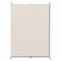Voir la diapositive 2 : VIDAXL Store plisse 50x100 cm Creme