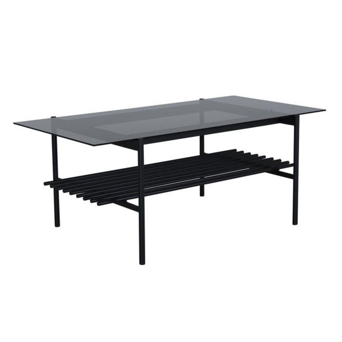 Paris Prix Table Basse en Verre  Von Staf  120cm Noir