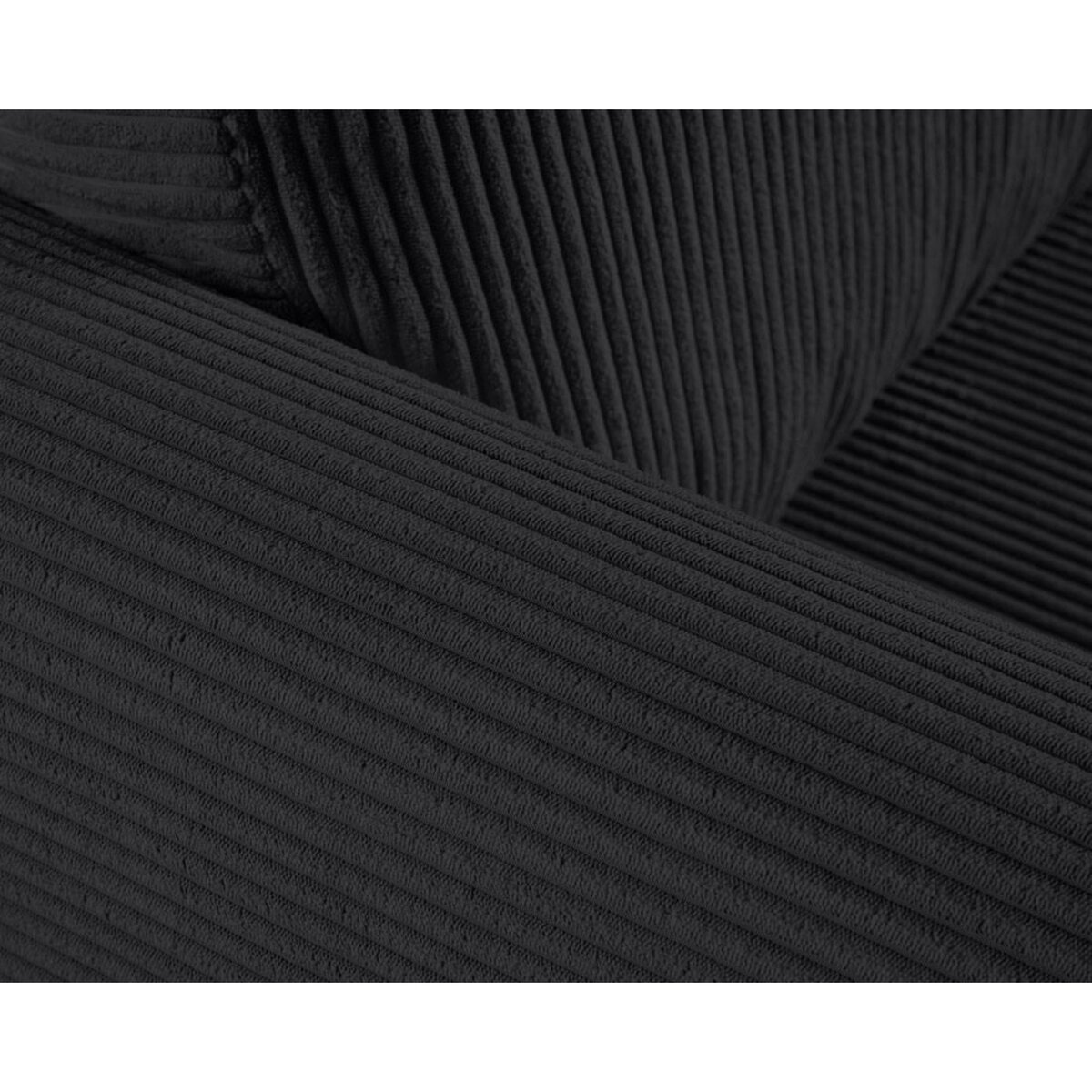 BEST MOBILIER Marilia - canapé 3 places - convertible déplimousse - en velours côtelé