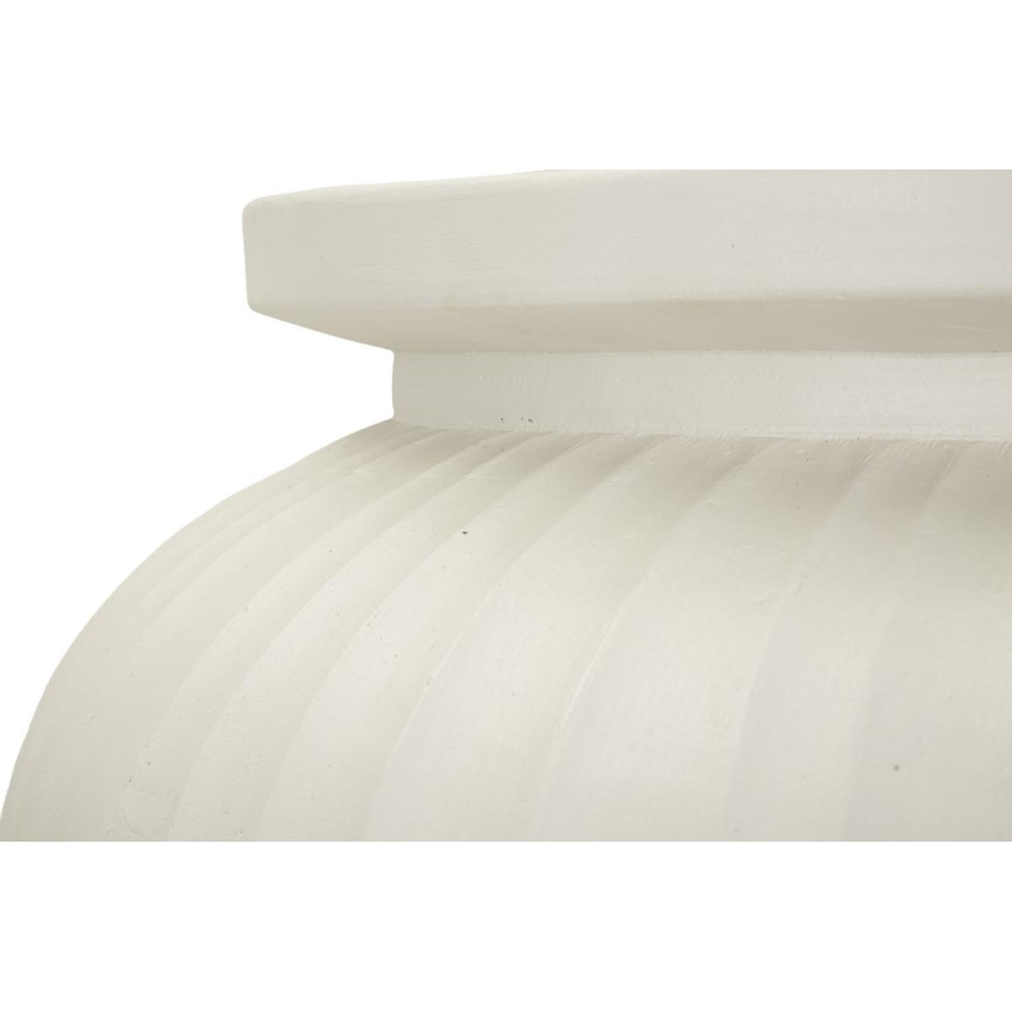 Voir la diapositive 4 : Paris Prix Cache-Pot en Céramique  Chil  48cm Crème