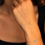 Voir la diapositive 2 : L'ATELIER D'AZUR Bracelet Or Blanc Diamants et Saphir Bleu - Motif Coeur - Femme
