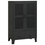 Voir la diapositive 2 : VIDAXL Coffre de rangement industriel Noir 70x40x115 cm Metal