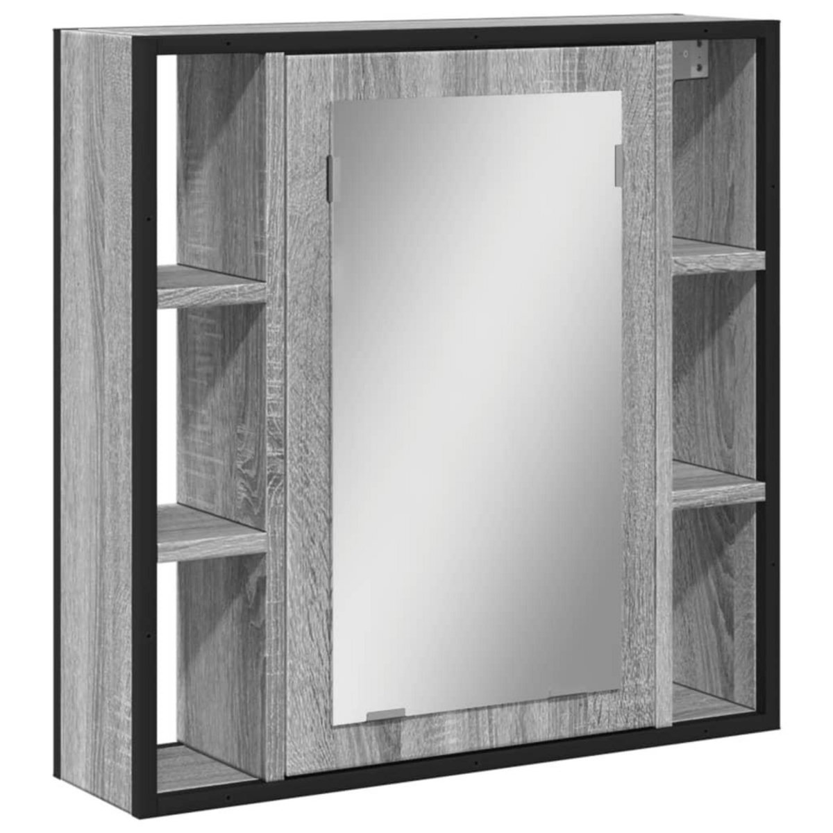 VIDAXL Armoire a miroir de salle de bain sonoma gris bois d'ingenierie