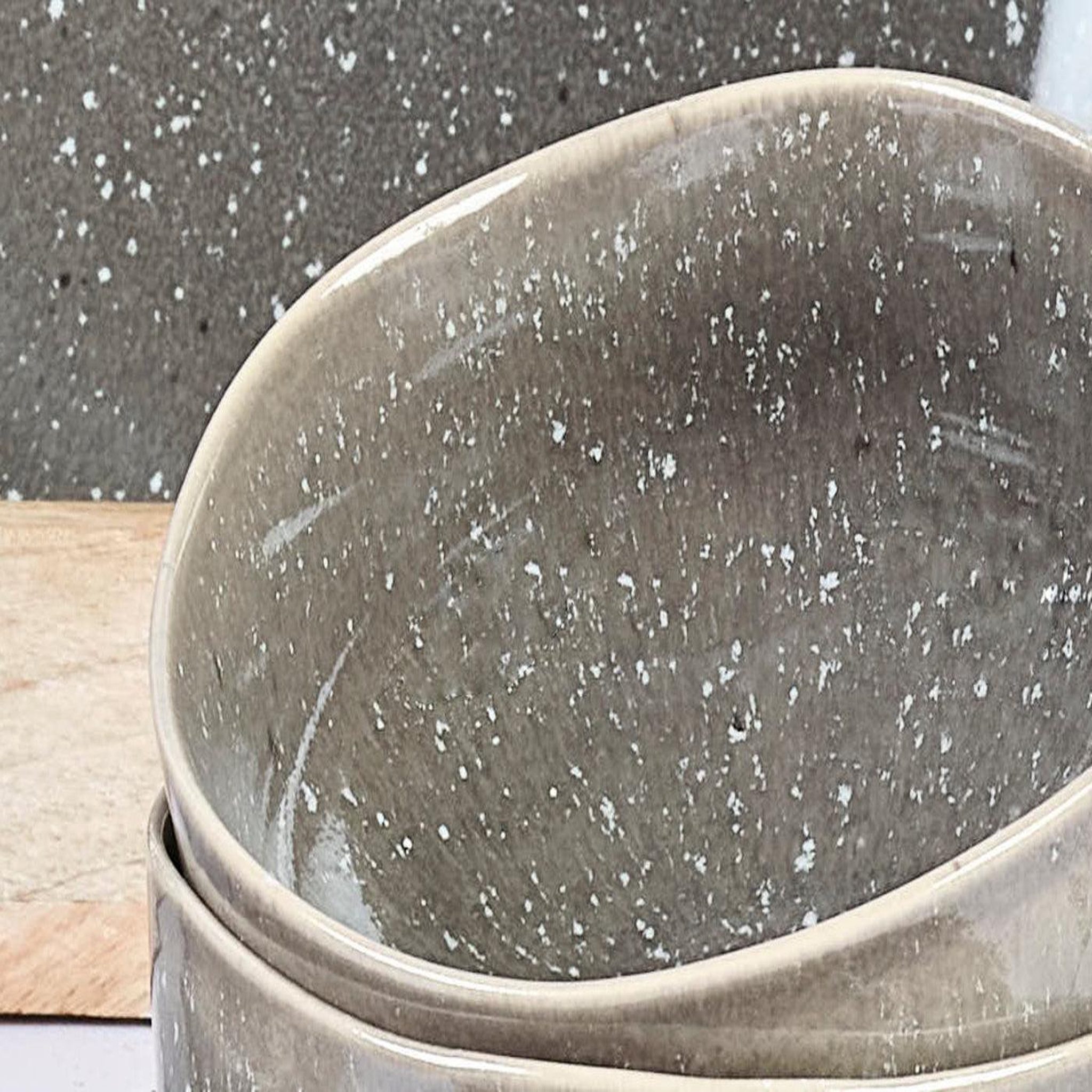 Voir la diapositive 5 : BJORN Bol stellar ø14cm - 6 pièces - gris béton