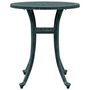 Voir la diapositive 5 : VIDAXL Table de jardin vert Ø48x53 cm aluminium coule