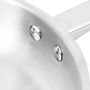 Voir la diapositive 4 : KITCHEN COOK Poêle acier inoxydable 24 cm induction PROFESSIONNEL