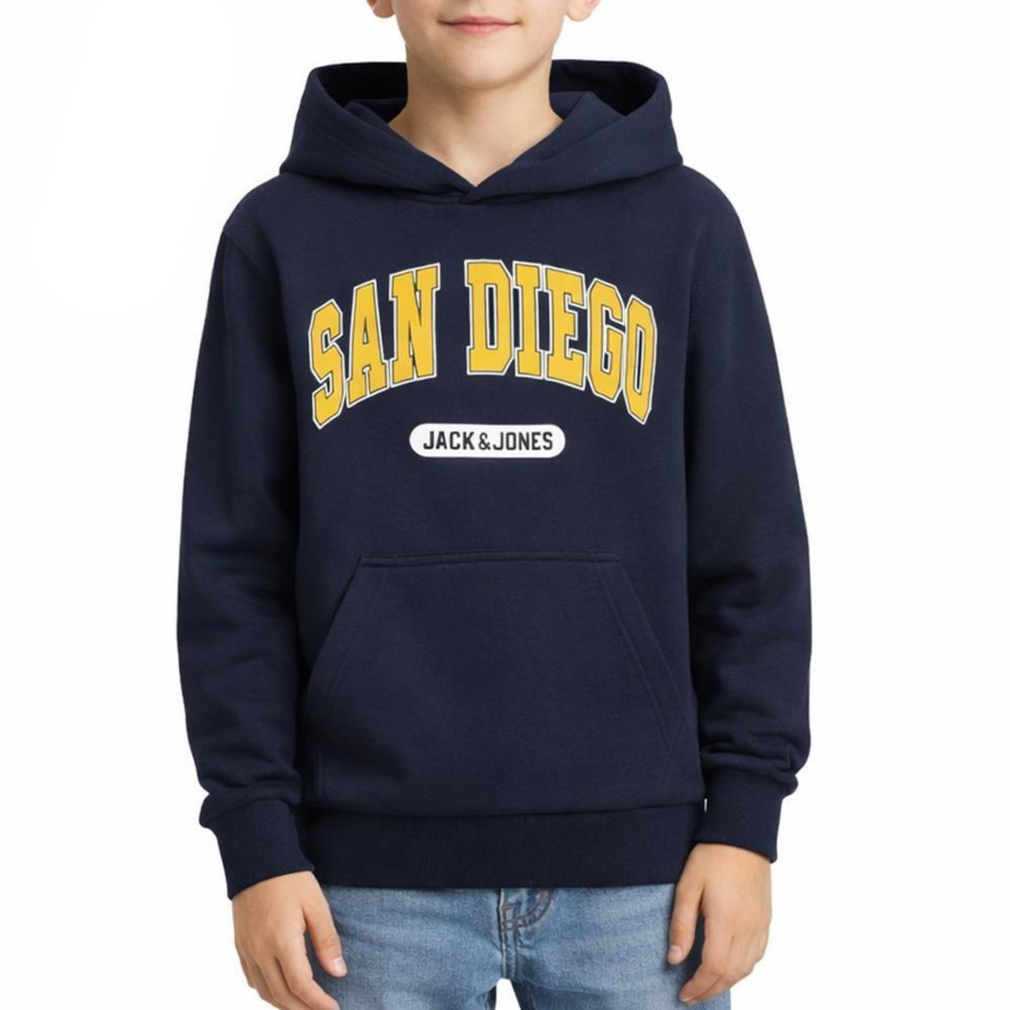 Voir la diapositive 1 : Jack & Jones Sweat Marine Garçon Jack & Jones Bradley