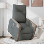 Voir la diapositive 3 : VIDAXL Fauteuil inclinable Gris fonce Tissu