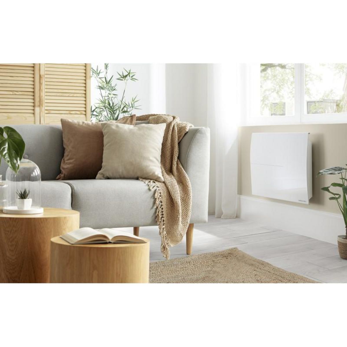 Atlantic Radiateur électrique 1000W SOKIO horizontal blanc ATLANTIC 503109