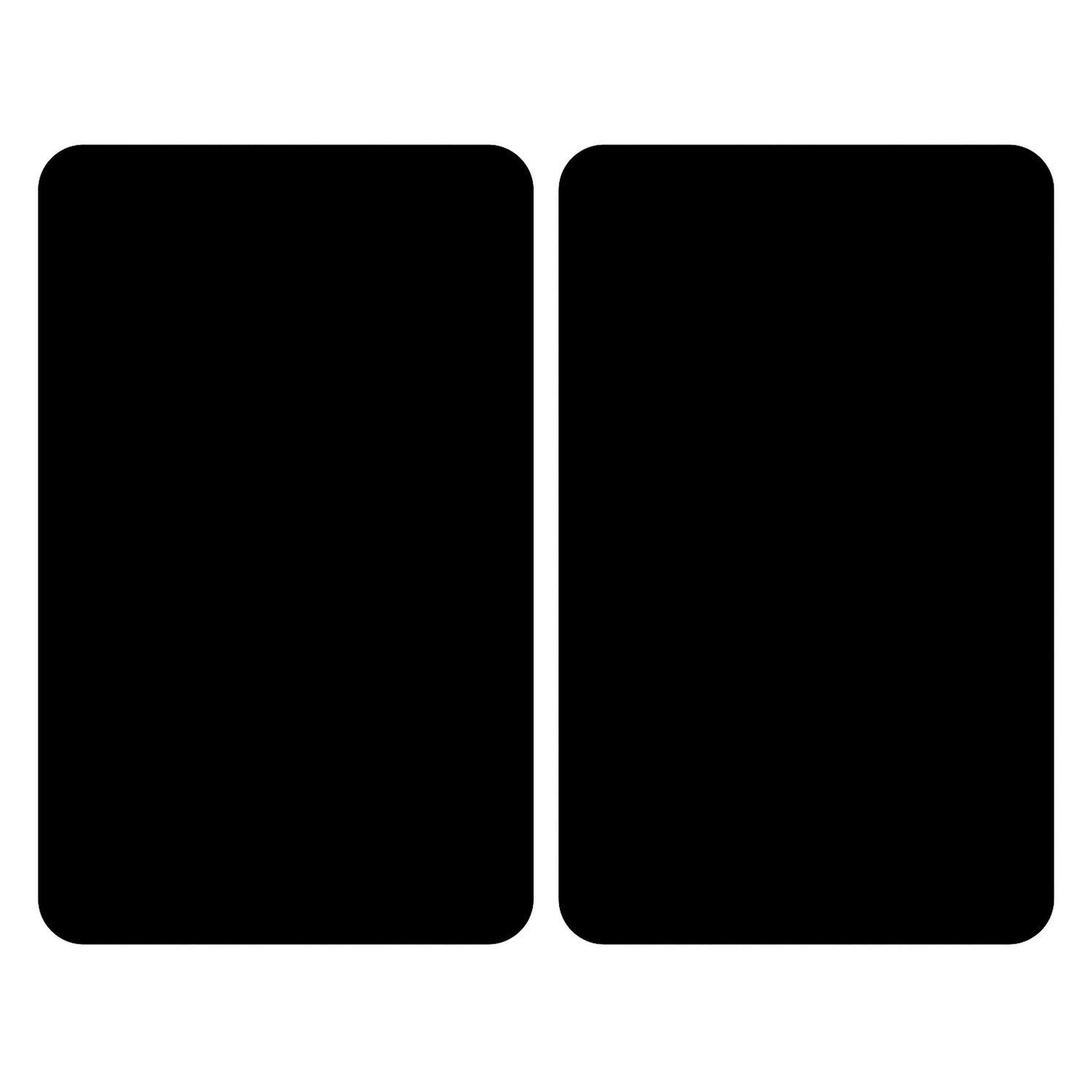 Wenko 2 Couvre-plaques universel Colin - 30 x 52 cm - Noir