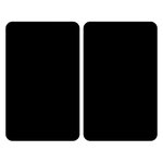 Wenko 2 Couvre-plaques universel Colin - 30 x 52 cm - Noir